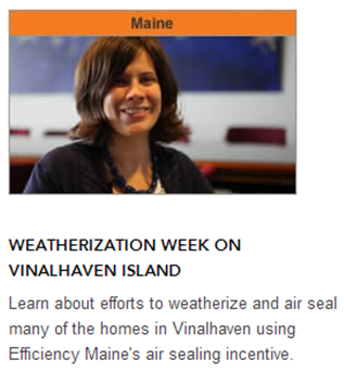 Weatherization Week on Vinalhaven Island