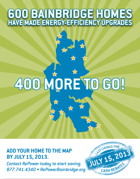 600 Bainbridge Homes have made energy efficiency upgrades